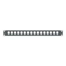 Clipsal Actassi, Patch Panel, 19 Inch Rack Mount, Patch Panel, 16 Port Unloaded
