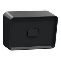 Clipsal Iconic Outdoor, Switch, Horizontal, 1 Gang, 20A/16AX, 250V - Black