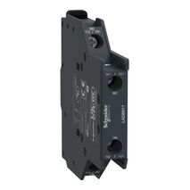 TeSys D, Auxiliary Contact Block, TeSys Deca, 1NO + 1NC, side mounting, screw clamp terminals
