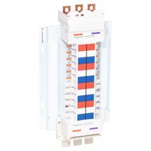 Acti9, SAU Chassis, 250A, 3Ph, 24 poles, 18mm for iC60 MCB and RCBO, dual feed