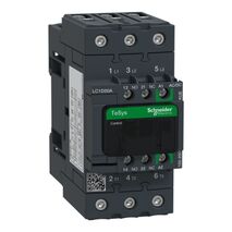 TeSys D, Contactor, TeSys Deca, 3P(3 NO), AC-3/AC-3e, 0 to 440V, 50A, 100 to 250VAC/DC coil, EverLink