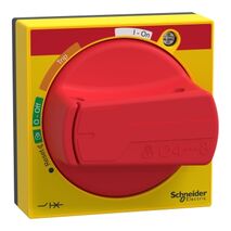 TeSys U, Rotary handle, TeSys Deca-GV3-U, IP54, red handle, with trip indication