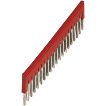 Linergy, Plug-in bridge, Linergy TR, 20 points, for 4mm² terminal blocks, red, 20 way, set of 10