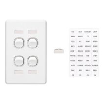 Classic C2000 Series, Switch, 4 Gang Vertical Id - White Electric