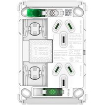 Pro Series, Twin Power Point Grid, Vertical Mount, 250V, 10A