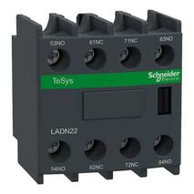 TeSys D, Auxiliary Contact Block, TeSys Deca, 2NO + 2NC, front mounting, screw clamp terminals