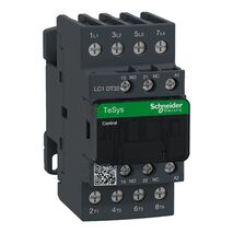 TeSys D, Contactor, TeSys Deca, 4P(4 NO), AC-1, <= 440V, 32A, 24V AC 50/60Hz coil, screw terminal