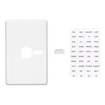 Classic C2000 Series, Switch Plate Cover, 1 Gang, Vertical mount - White Electric
