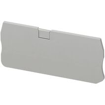Linergy, Cover plate, Linergy TR, 2.2mm width, 4 points, for spring terminals nsytrr24, NSYTRR23, grey, Set of 50