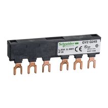 TeSys D, Linergy FT Comb busbar, 63 A, 2 tap-offs, 45 mm pitch