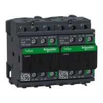 TeSys D, Reversing Contactor, TeSys Deca, 3P(3 NO), AC-3, 0 to 440V, 18A, 100 to 250VAC/DC coil