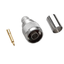 Hills Antenna N Connector Male Crimp for RG-213 Cable - Nickel Plated Body - BC85270