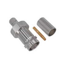 Hills Antenna BNC Connector Female Crimp for LL240 Cable - Nickel Plated Body - BC85285