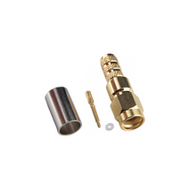 Hills Antenna SMA Connector Male Crimp for LL240 Cable - Gold Plated Body - BC85288