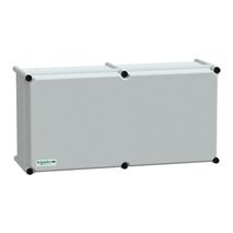 Thalassa, PLS box, polyester rear, opaque PC cover IP66 27x54x18cm