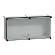 Thalassa, PLS box, polyester rear, transparent PC cover IP66 27x54x18cm