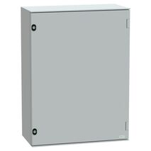 Thalassa, Wall mounted polyester enclosure, Thalassa PLM, plain door, 847x636x300mm, IP66, IK10, RAL 7035