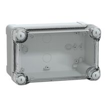 Thalassa, PC box, IP66 IK08 RAL7035 Int.H175W105D100 Ext.H192W121D105 Transp.cover H40