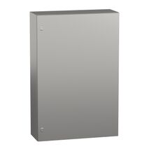 Spacial S3X, Wall mounted enclosure, stainless steel 304L, plain door, 1200x800x300mm, IP66