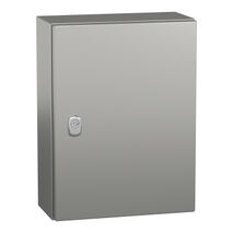 Spacial S3X, Wall mounted enclosure, stainless steel 316L, plain door, 400x300x150mm, IP66