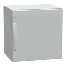 Thalassa, Floor standing polyester enclosure, Thalassa PLA, plain door, completely sealed, 500x500x420mm, IP65, IK10