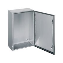 Spacial S3X, Wall mounted enclosure, stainless steel 316L, plain door, 300x300x150mm, IP66