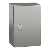 Spacial S3X, Wall mounted enclosure, stainless steel 316L, plain door, 300x200x150mm, IP66