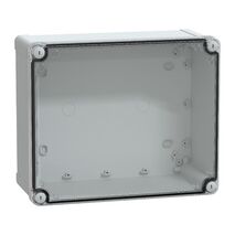Thalassa, ABS box, IP66 IK07 RAL7035 Int.H275W225D120 Ext.H291W241D128 Transp.cover H60
