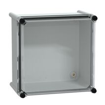 Thalassa, PLS box, polyester rear, transparent PC cover IP66 27x27x18cm