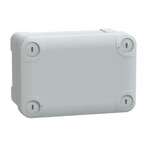 Thalassa, ABS box, IP66 IK07 RAL7035 Int.H125W80D65 Ext.H138W93D72 Opaque cover H20