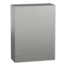 Spacial S3X, Wall mounted enclosure, stainless steel 316L, plain door, 800x600x250mm, IP66