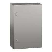 Spacial S3X, Wall mounted enclosure, stainless steel 304L, plain door, 600x400x200mm, IP66