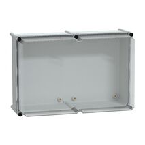 Thalassa, PLS box, polyester rear, transparent PC cover IP66 36x54x23cm