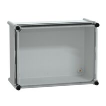 Thalassa, PLS box, polyester rear, transparent PC cover IP66 27x36x18cm