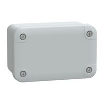 Thalassa, PC box, IP66 IK08 RAL7035 Int.H105W65D55 Ext.H116W74D62 opaque PC cover H10