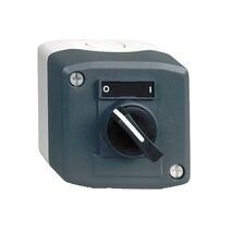 Harmony XALD XALK, Control station, plastic, dark grey lid, 1 selector switch, standard handle 22mm, 1NO