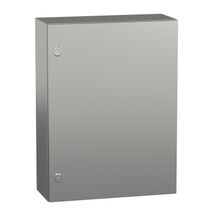 Spacial S3X, Wall mounted enclosure, stainless steel 304L, plain door, 800x600x250mm, IP66