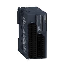 Modicon TM3, Discrete I/O module, 24 IO (16 inputs, 8 relay outputs, screw) 24 VDC