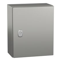 Spacial S3X, Wall mounted enclosure, stainless steel 304L, plain door, 300x250x150mm, IP66