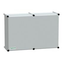 Thalassa, PLS box, polyester rear, opaque PC cover IP66 36x54x18cm