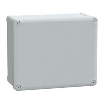 Thalassa, PC box, IP66 IK08 RAL7035 Int.H275W225D120 Ext.H291W241D128 opaque PC cover H20