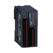 Modicon TM3, Discrete I/O module, 24 IO (16 inputs, 8 relay outputs, spring) 24 VDC