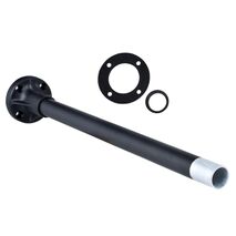 Harmony XVB, Fixing base for modular tower lights, plastic, Ø70, 380mm black aluminium support tube + black fixing plate