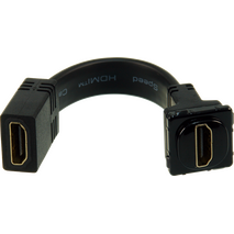 Digitek HDMI Female to HDMI Female 4K@60Hz Insert with Tail - Black - 05BC6TBKV2
