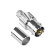 Digitek BNC RG6 Female Crimp Connector - 12E6F
