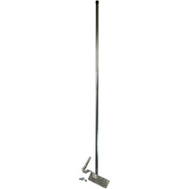 Hills Antenna 2 Piece FTA 1.8M Antenna Gutter Mount - Galvanised - 14BGMGAL2