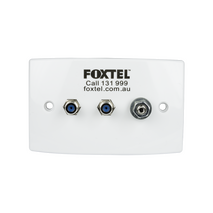Hills Antenna BC74262B Dual F-Type Earthing Plate - Foxtel Approved - BC74262B