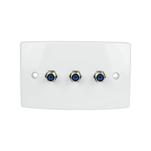 Hills Antenna BC81407 Foxtel 3 x F-Type High Return Loss Wall Plate - BC81407