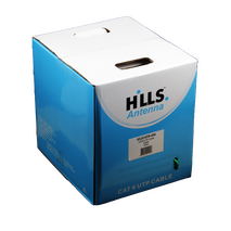 Hills Antenna 4 Pair CAT6 UTP LAN Cable 305M Box - Green - 03JCAT6-GN