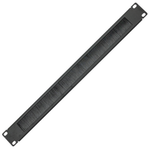 Datatek 1U Cable Pass Through with Brush Strip - 24D1RUBST
